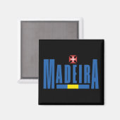 Text- und Flaggenfarben von Madeira Magnet (Vorderseite/Rückseite)