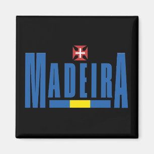 Text- und Flaggenfarben von Madeira Magnet