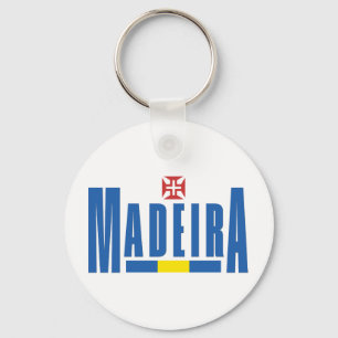 Text- und Flaggenfarben von Madeira Schlüsselanhänger