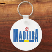 Text- und Flaggenfarben von Madeira Schlüsselanhänger (Rückseite)