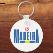 Text- und Flaggenfarben von Madeira Schlüsselanhänger (Vorderseite)