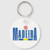 Text- und Flaggenfarben von Madeira Schlüsselanhänger (Rückseite)