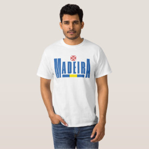 Text- und Flaggenfarben von Madeira T-Shirt