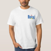 Text- und Flaggenfarben von Madeira T-Shirt (Vorderseite)