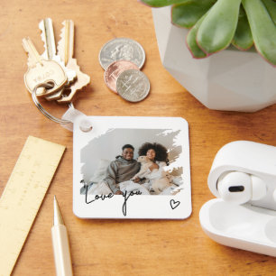 Text und Foto Personalisiert Schlüsselanhänger