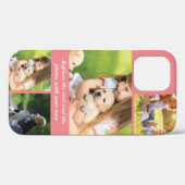 Text und Fotos durch eigene Case-Mate iPhone Hülle (Rückseite (Horizontal))