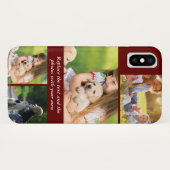 Text und Fotos durch eigene Case-Mate iPhone Hülle (Rückseite (Horizontal))