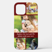 Text und Fotos durch eigene Case-Mate iPhone Hülle (Rückseite)