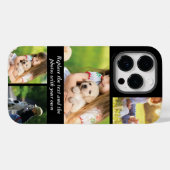 Text und Fotos durch eigene Case-Mate iPhone Hülle (Rückseite (Horizontal))