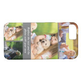 Text und Fotos durch eigene Case-Mate iPhone Hülle (Rückseite (Horizontal))