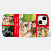 Text und Fotos durch eigene Case-Mate iPhone Hülle (Rückseite (Horizontal))