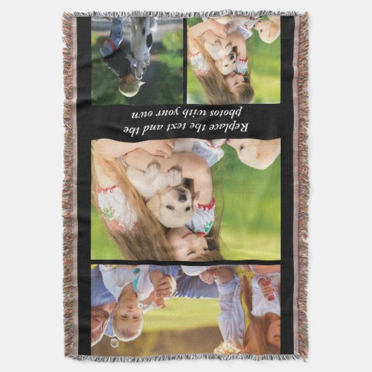 Text und Fotos durch eigene Decke (Vorderseite Vertikal)