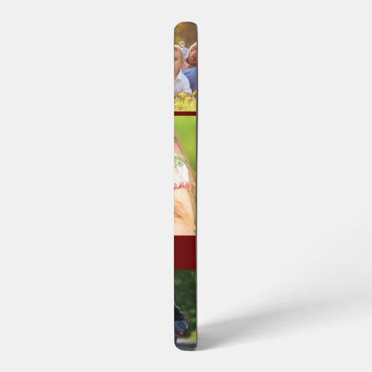 Text und Fotos durch eigene Samsung Galaxy Hülle (Linke Seite)