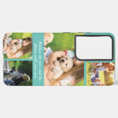 Text und Fotos durch eigene Samsung Galaxy Hülle (Linke Seite)