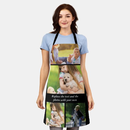 Text und Fotos durch eigene Schürze (Getragen)