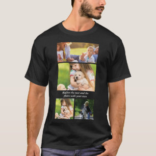 Text und Fotos durch eigene T-Shirt