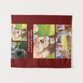 Text und Fotos durch eigene Wandteppich (Vorderseite (Horizontal))