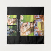 Text und Fotos durch eigene Wandteppich (Vorderseite (Horizontal))