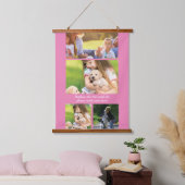 Text und Fotos durch eigene Wandteppich Mit Holzrahmen (Schlafzimmer)