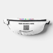 Text und QR-Code für benutzerdefinierte Firmenlogo Bauchtasche (Ablage )