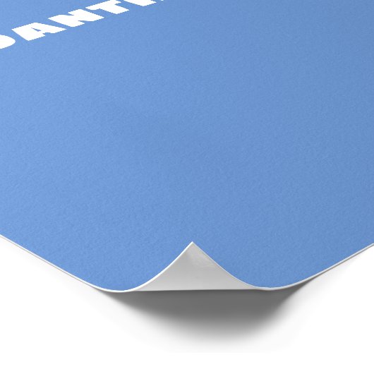 Text und Städte der OBX-Flagge Poster (Ecke)