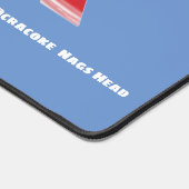 Text und Städte der OBX-Flagge Schreibtischunterlage (Ecke)