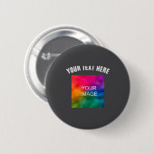 Text-Upload-Foto-Vorlage Jungen Kinder Modern _1 Button (Vorne & Hinten)