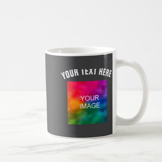 Text-Upload-Foto-Vorlage Jungen Kinder Modern _1 Kaffeetasse (Rechts)