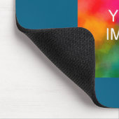 Text-Upload-Foto-Vorlage Jungen Kinder Modern _1 Mousepad (Ecke)