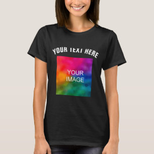 Text-Upload-Foto-Vorlage Jungen Kinder Modern _1  T-Shirt