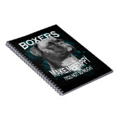 Text von Boxer Dog Animal Liebhaber Notizblock (Rechte Seite)