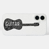 Text von Gitarren-Musiknoten Case-Mate iPhone Hülle (Rückseite (Horizontal))
