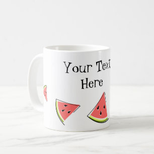 Text von Wassermelonen Kaffeetasse