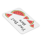 Text von Wassermelonen Magnet (Rechte Seite)