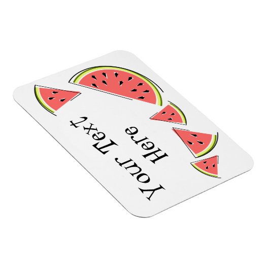 Text von Wassermelonen Magnet (Rechte Seite)