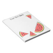 Text von Wassermelonen Notizblock (angewinkelt)