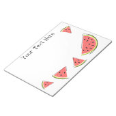 Text von Wassermelonen Notizblock (angewinkelt)