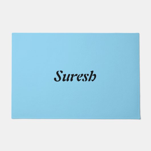 Text Welcome Doormat - Stilvolle Landstraße Rug Fußmatte (Vorderseite)