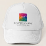 Text zum Logo "Unternehmen hochladen" für Werbeakt Truckerkappe<br><div class="desc">Werbe-Add-Upload Business Company Logo Personalisiert Template Trucker Hat.</div>