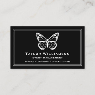 Text zur Butterfly-Eleganza-Eventplanung Visitenkarte