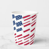 Text zur Kalligraphie der US-amerikanischen Flag T Pappbecher (Rückseite)