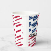 Text zur Kalligraphie der US-amerikanischen Flag T Pappbecher (Rechts)