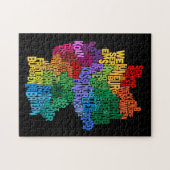 Textabbildung von Deutschland-Karte Puzzle (Horizontal)