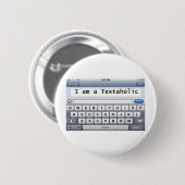 Textaholic Button (Vorne & Hinten)