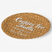 Textänderungen - Mit Liebe 9 erstellte Weihnachtsk Pappteller (Schrägansicht)