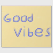 Textarte mit guter Atmosphäre Geschenkpapier (Flach)