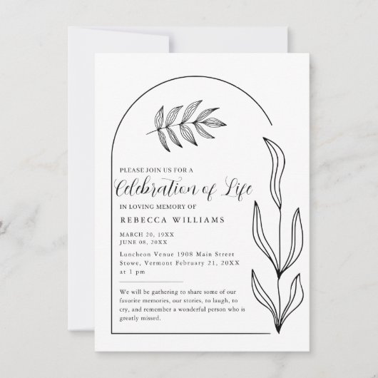 Textbogen-Feier zur Einladung zum Leben (Vorderseite)