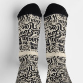 Textdesign / Coole Modesocken Socken (Oben)