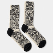 Textdesign / Coole Modesocken Socken (Rechts)