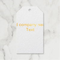 Textdetails des Firmennamens hinzufügen Minimal